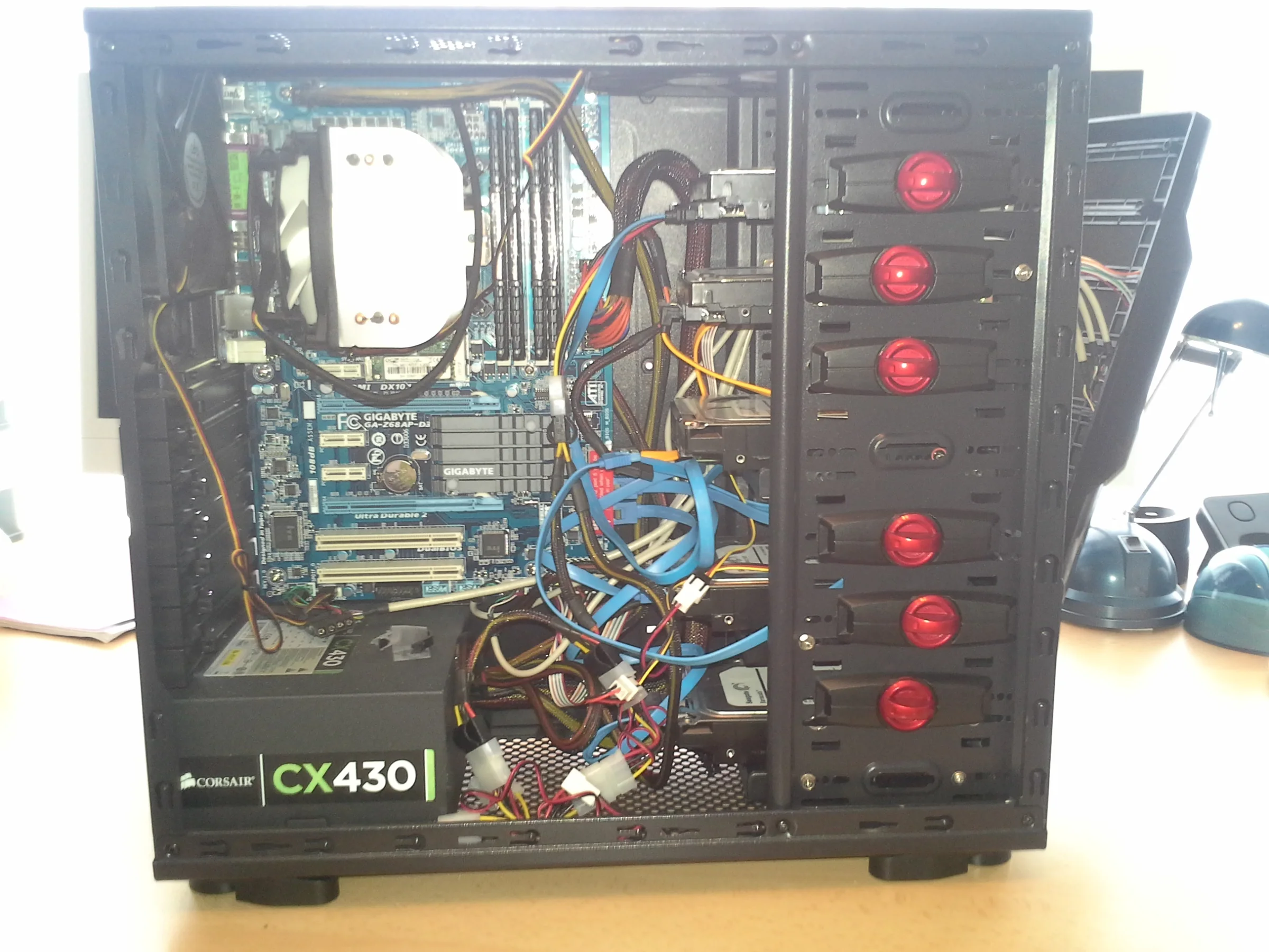 Open UltimateMC-server tijdens onderhoud in februari 2014